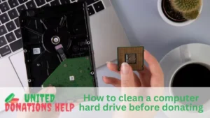 How to clean a computer hard drive before donating