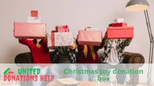 Christmas toy donation box