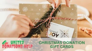 christmas donation gift cards