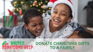 donate christmas gifts to a family