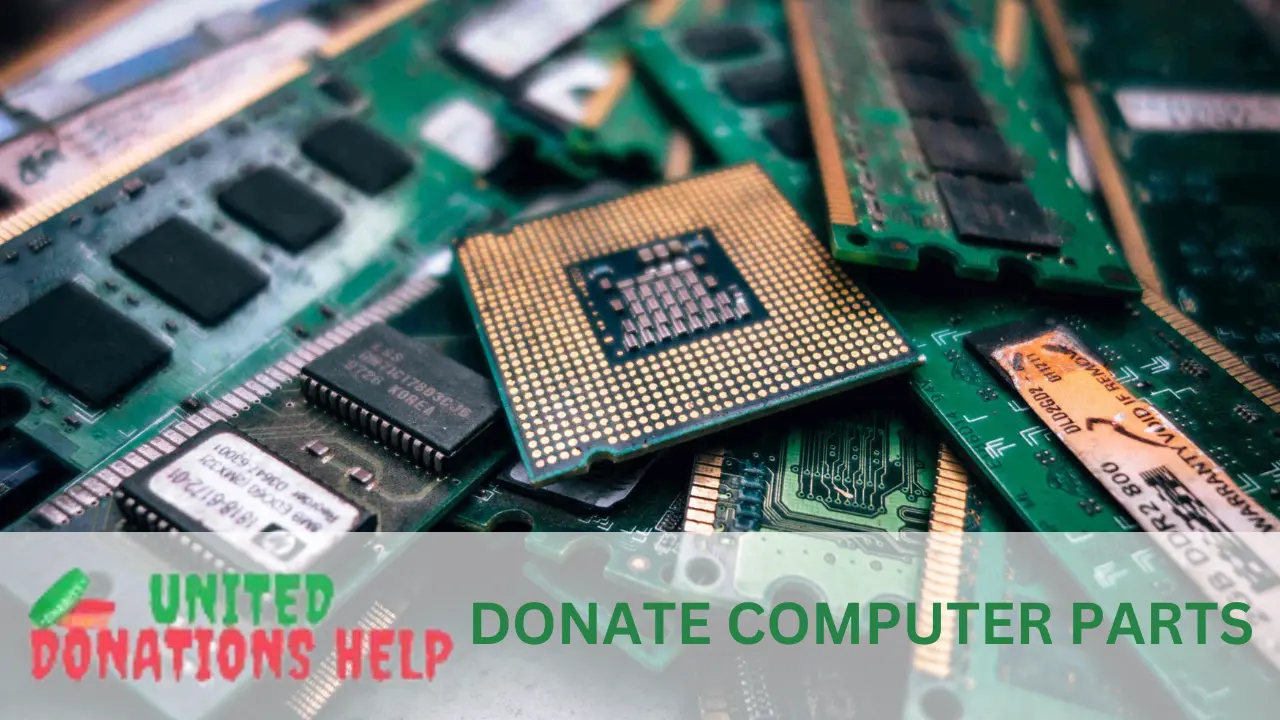 Donate computer parts