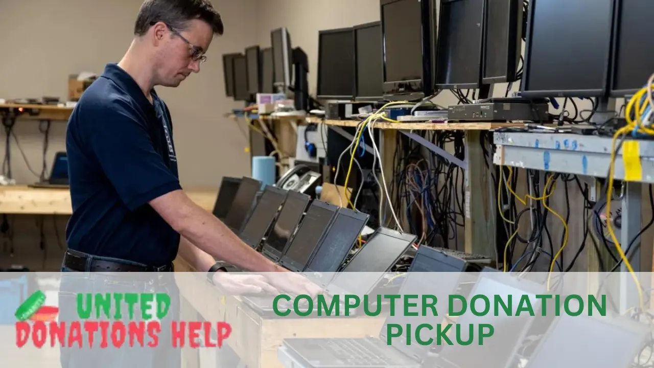 computer donation pickup