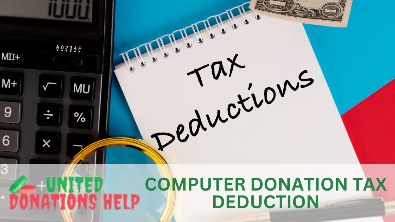 computer donation tax deduction