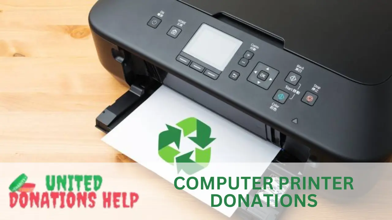 computer printer donations