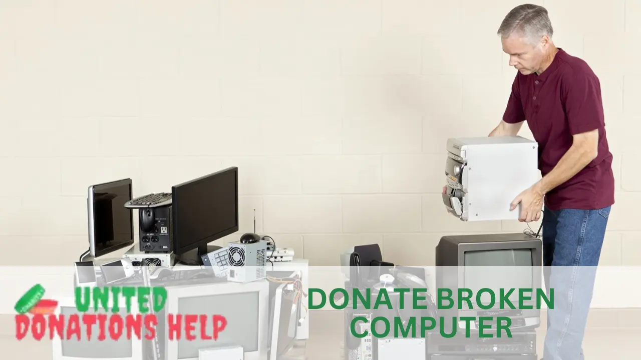 donate broken computer
