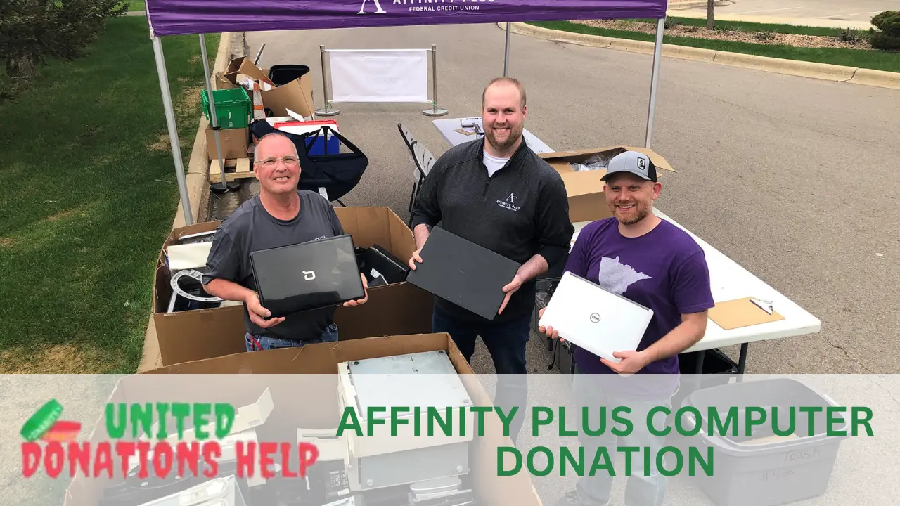 affinity plus computer donation