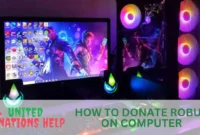 how to donate robux on computer