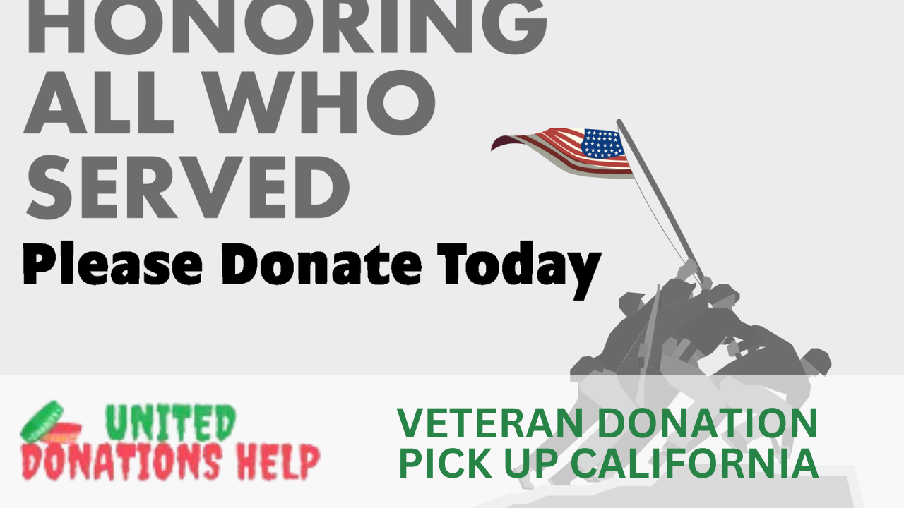 veteran donation pick up california